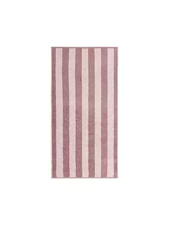 CAWÖ | Handtuch PURE STRIPE 50x100cm Vintage Rose | grau
