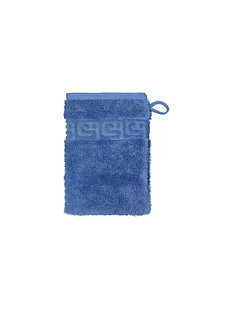 CAWÖ | Waschhandschuh NOBLESSE 16x22cm Agave | blau