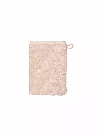 CAWÖ | Waschhandschuh Pure 16x22cm Natur | rosa