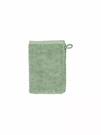 CAWÖ | Waschhandschuh Pure 16x22cm Quarz | grün