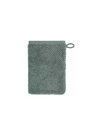 CAWÖ | Waschhandschuh Pure 16x22cm Salbei | dunkelgrün