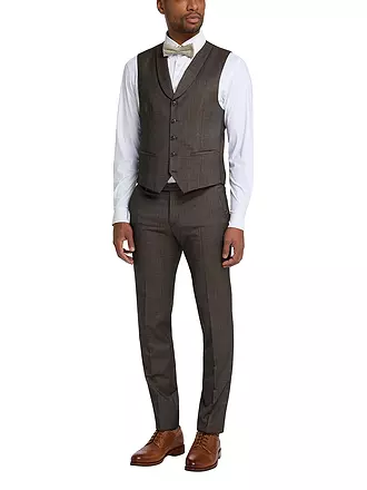 CG - CLUB OF GENTS | Anzugweste Slim Fit PHILLIP | braun