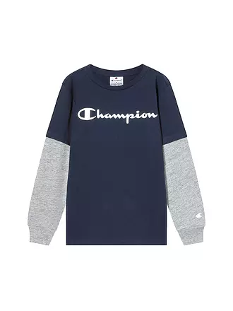 CHAMPION | Jungen Langarmshirt | dunkelblau