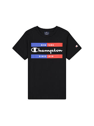 CHAMPION | Jungen T-Shirt | schwarz