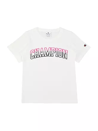 CHAMPION | Mädchen T-Shirt | weiss