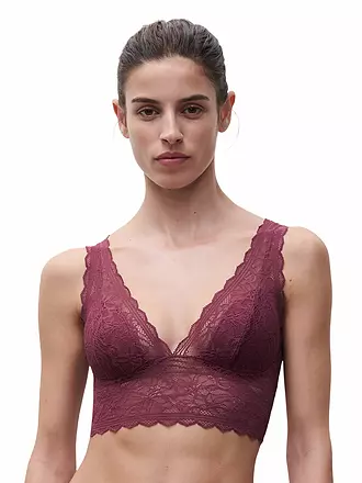 CHANTELLE | Bustier FLORAL TOUCH schwarz | dunkelrot
