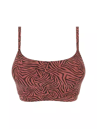 CHANTELLE | Bustier camo print | kupfer