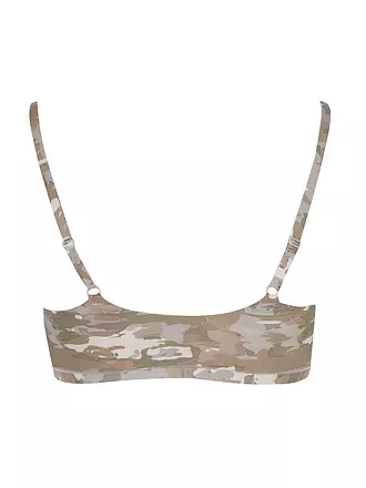 CHANTELLE | Bustier camo print | kupfer