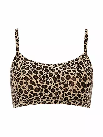 CHANTELLE | Bustier leopard nude | kupfer