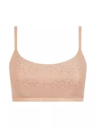 CHANTELLE | Bustier ohne Bügel leo shimmer print | beige