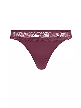CHANTELLE | String FLORAL TOUCH coral | dunkelrot