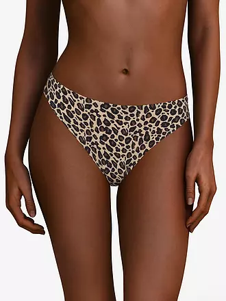 CHANTELLE | String SOFTSTRETCH leopard nude | braun