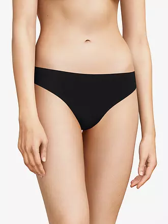 CHANTELLE | String SOFTSTRETCH vert orient | schwarz