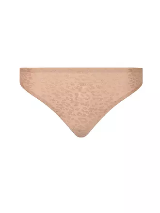 CHANTELLE | String leo shimmer print | beige