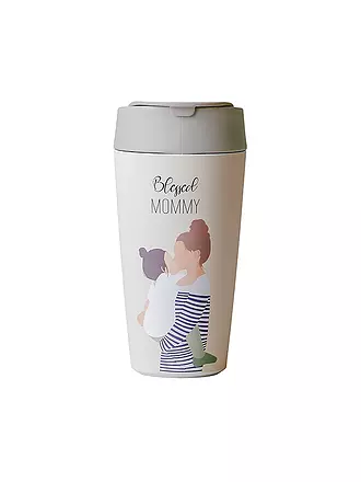 CHIC.MIC | Becher bioloco plant deluxe cup 420ml Abstract Pattern | bunt