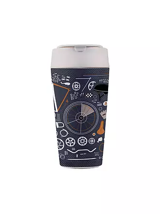CHIC.MIC | Becher bioloco plant deluxe cup 420ml Abstract Pattern | bunt
