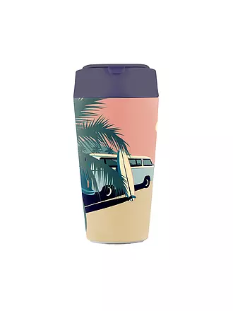 CHIC.MIC | Becher bioloco plant deluxe cup 420ml Abstract Pattern | bunt