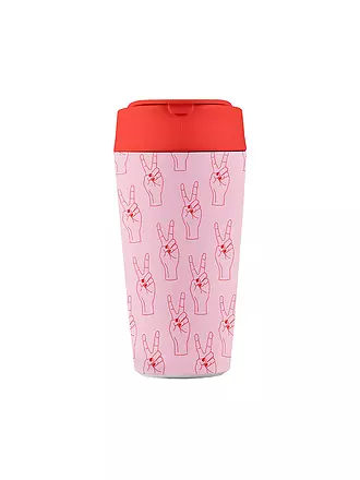 CHIC.MIC | Becher bioloco plant deluxe cup 420ml Retro | rosa