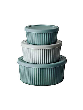 CHIC.MIC | Dose mit Deckel Set 3er DELUXE Desert | mint