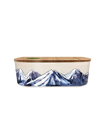 CHIC.MIC | Frischhaltedose bioloco plant lunchbox oval Abstract Earth | bunt