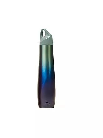 CHIC.MIC | Isolierflasche bioloco the curve 420ml Brass/Messing | blau