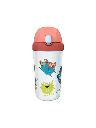 CHIC.MIC | Kinder Trinkbecher Cup bioloco plant 400ml Running Zebra | bunt