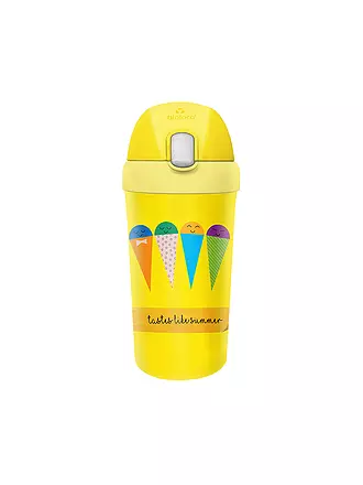 CHIC.MIC | Kinder Trinkbecher Cup bioloco plant 400ml Running Zebra | bunt