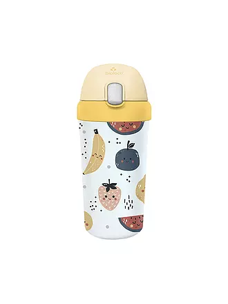 CHIC.MIC | Kinder Trinkbecher Cup bioloco plant 400ml Running Zebra | bunt