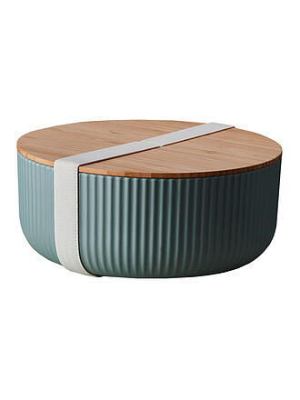 CHIC.MIC | Salatschüssel mit Bambusdeckel 22 cm Powder Blue | mint