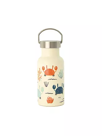 CHIC.MIC | Thermosflasche bioloco sky kids 350ml Animal Map | weiss