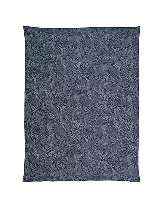 CHRISTIAN FISCHBACHER | Jacquard Deckenbezug FARN 140x200cm Gold | dunkelblau