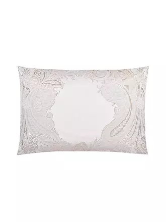 CHRISTIAN FISCHBACHER | Jacquard Kissenbezug GRACE 70x90cm Silbergrau | beige