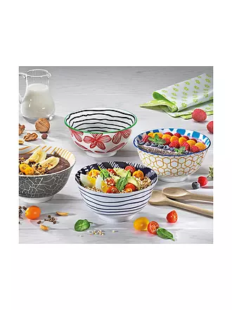 CILIO | Dessertschale - Bowl AMICI 15,5cm Punkte | bunt