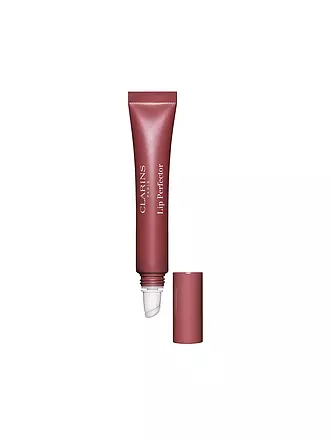 CLARINS | Eclat Minute Embellisseur Levres - Highlighter für das Lippen-Makeup (01 Rose Shimmer) 12ml | dunkelrot