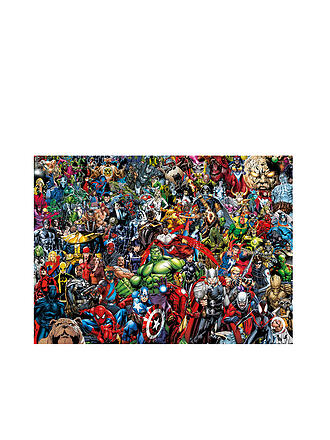 CLEMENTONI | Kinderpuzzle 1000 Teile Impossible Puzzle Marvel Universe | keine Farbe