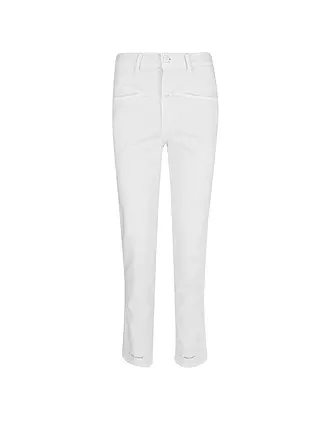 CLOSED | Jeans Mom Fit Pedal Pusher | weiss