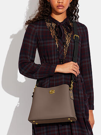 COACH | Ledertasche - Hobo Bag Willow | grau