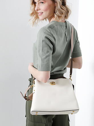 COACH | Ledertasche - Hobo Bag Willow | dunkelblau