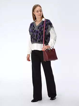 COACH | Ledertasche - Mini Bag WILLOW TOTE 24 | dunkelrot