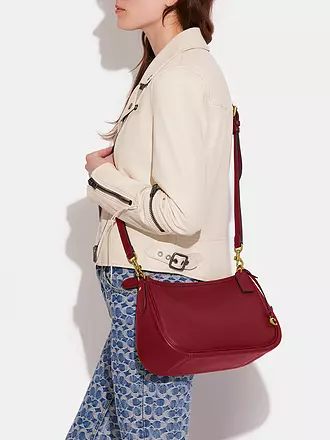 COACH | Ledertasche - Umhängetasche CARY | grau