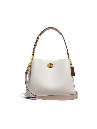 COACH | Ledertasche - Umhängetasche WILLOW | creme