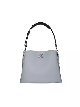 COACH | Ledertasche - Umhängetasche WILLOW | grau