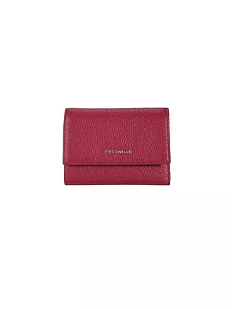 COCCINELLE | Geldbörse METALLIC SOFT | beere