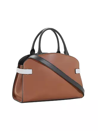 COCCINELLE | Ledertasche - Henkeltasche COCCINELLESABINE TRICOLORE | braun