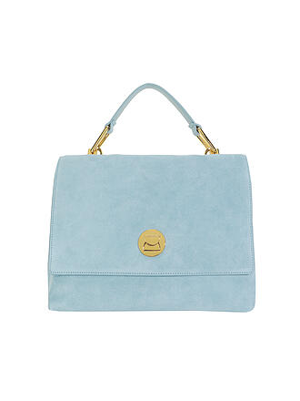 COCCINELLE | Ledertasche - Henkeltasche LIYA SUEDE | hellblau