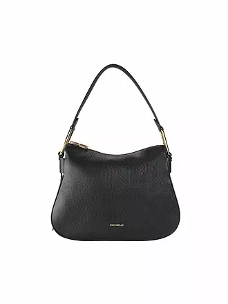 COCCINELLE | Ledertasche - Hobo COCCINELLEMAGIE SOFT Small | schwarz