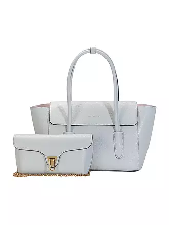 COCCINELLE | Ledertasche - Shopper DOBBLE BEAT | schwarz