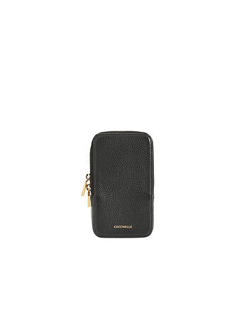 COCCINELLE | Ledertasche - Smartphone Bag FLOR | schwarz