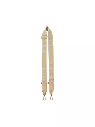 COCCINELLE | Schulterriemen NASTRO LOGATO | beige