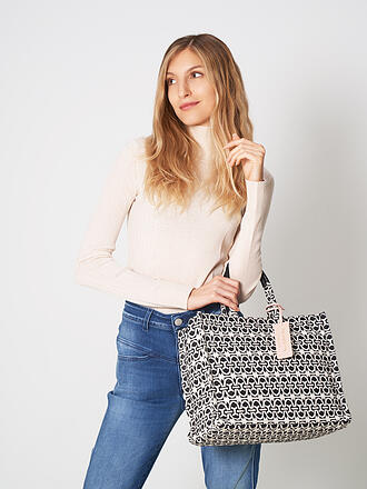 COCCINELLE | Tasche - Shopper NEVER WHITHOUT A BAG JACQUARD | beige